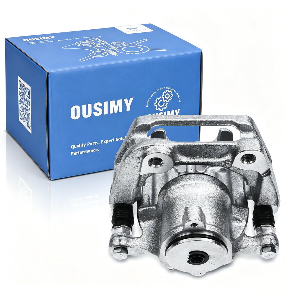 OUSIMY Rear Left Disc Brake Caliper with Bracket for BMW 528i 535i 535d xDrive 2012-2016 | OE 34216793041