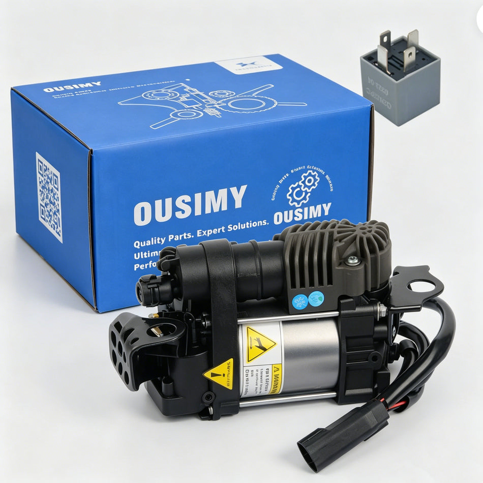 OUSIMY Air Suspension Compressor Pump for Jeep Grand Cherokee WK2 2011‑2019 / Dodge RAM 1500 2013‑2018 | OE 68041137AC