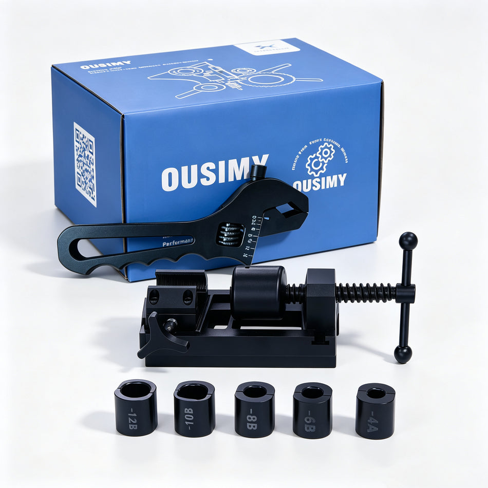 OUSIMY 4-12AN Fuel Line Fittings Installation Removal Tool Set for Universal Auto Car Truck