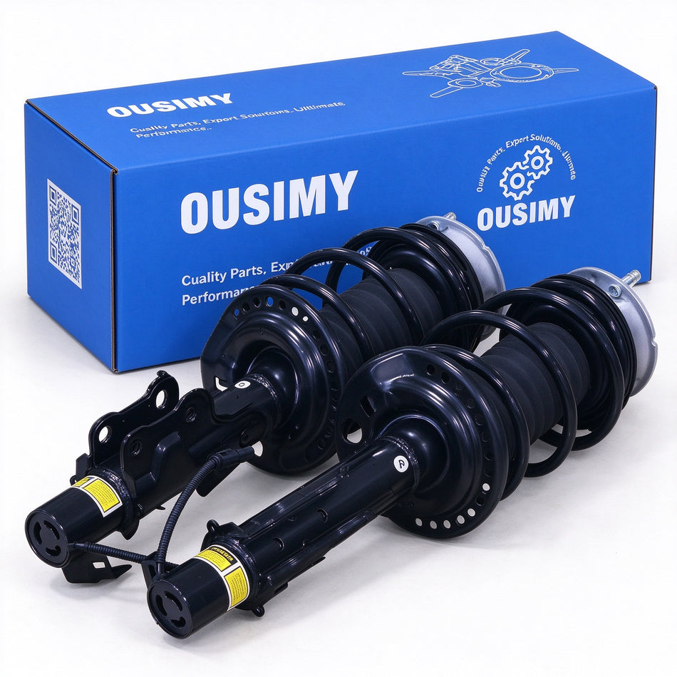 OUSIMY Pair Front Shock Strut Assemblies with Electric for Cadillac XT5 GMC Acadia 2017-2020 | OE 23247469, 23247470