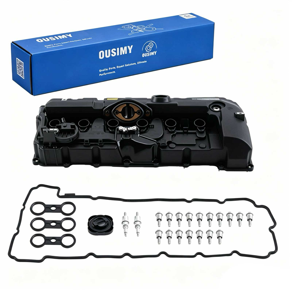 OUSIMY Complete Engine Valve Cover Assembly For BMW N51 N52N Engine | OE 11127552281