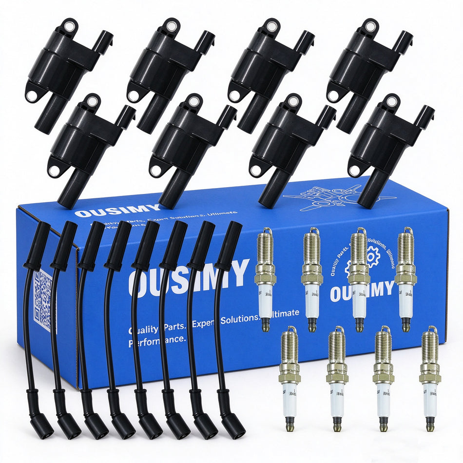 OUSIMY 8 Pack Ignition Coil Kit for Chevy Silverado 1500 2008-2016 V8 5.3L | OE UF414