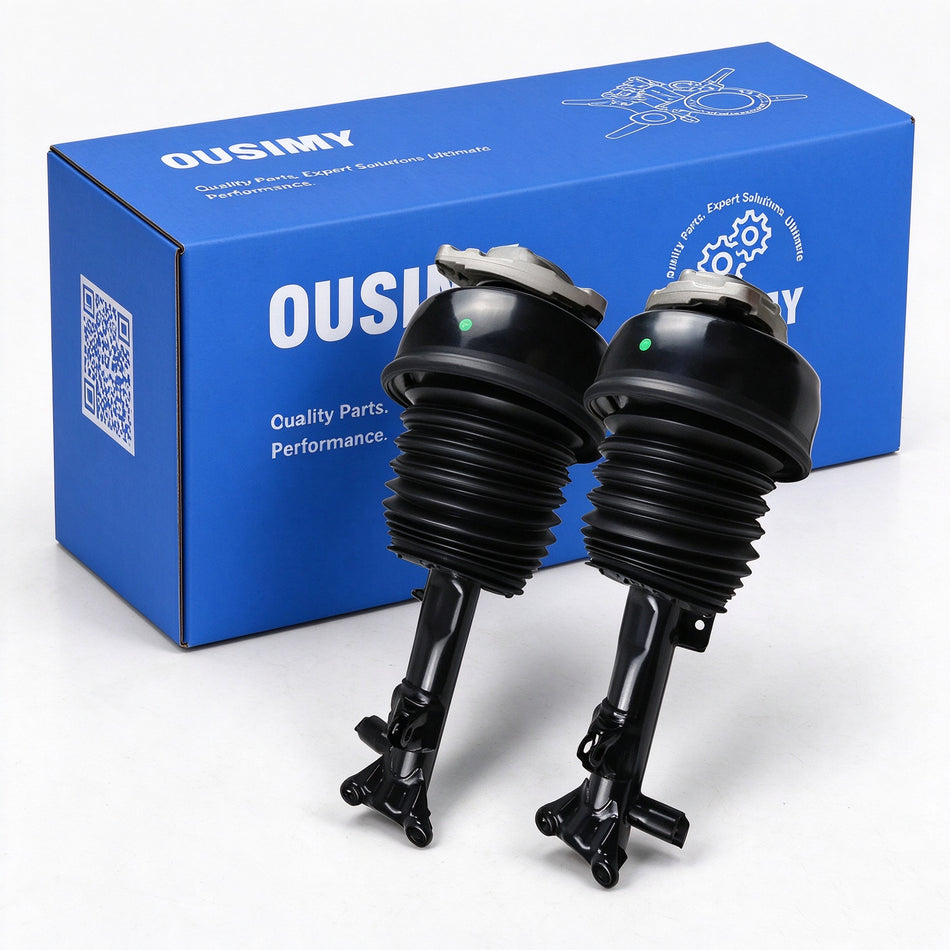 OUSIMY 2Pcs Front Air Suspension Shock Struts for Mercedes-Benz W218 CLS-Class 2012-2018 | OE 2183203113