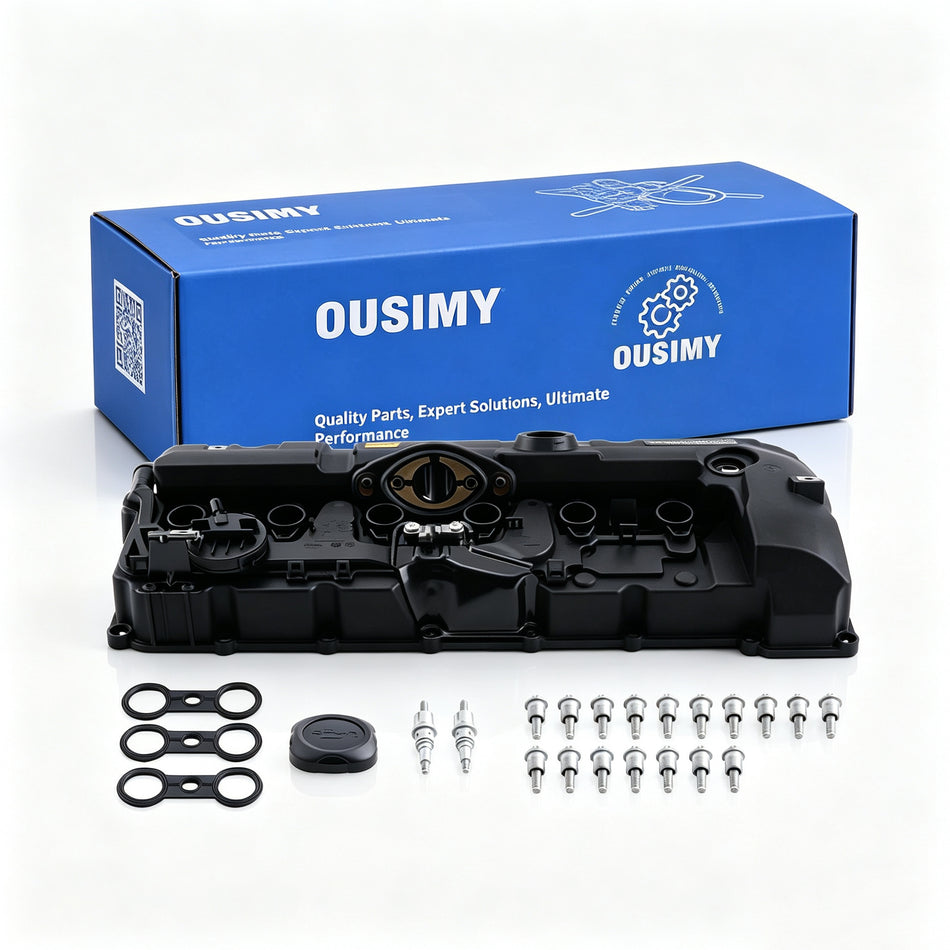 OUSIMY Valve Cover for BMW E82 E90 E60 X3 X5 128i 328i 528i xDrive | OE 11-12-7-552-281