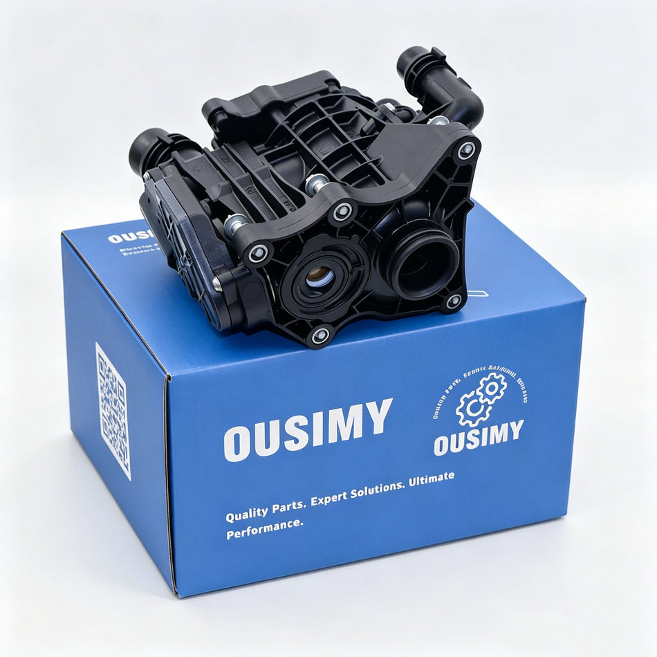 OUSIMY Engine Coolant Thermostat for BMW G20 G30 330 530 X1 X3 Z4 2.0L | OE 11538642560