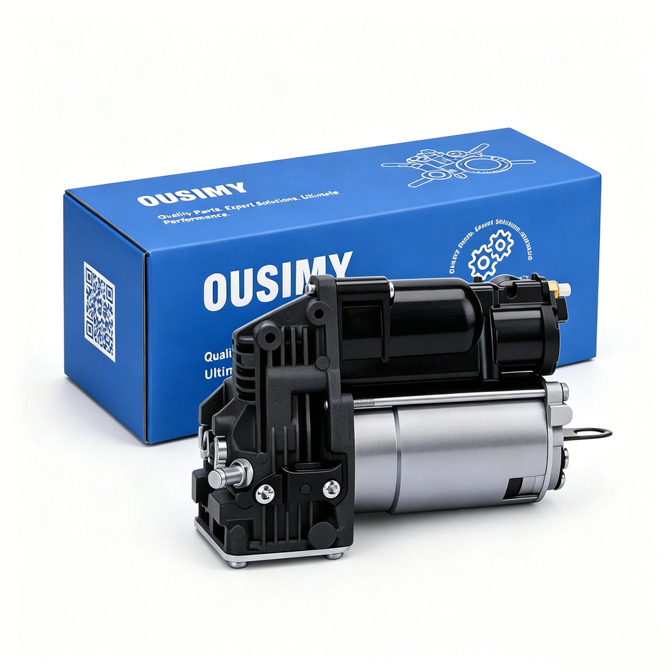 OUSIMY Air Suspension Compressor Pump + Relay for Mercedes Benz GL450 2013‑2014 | OE 1663200104