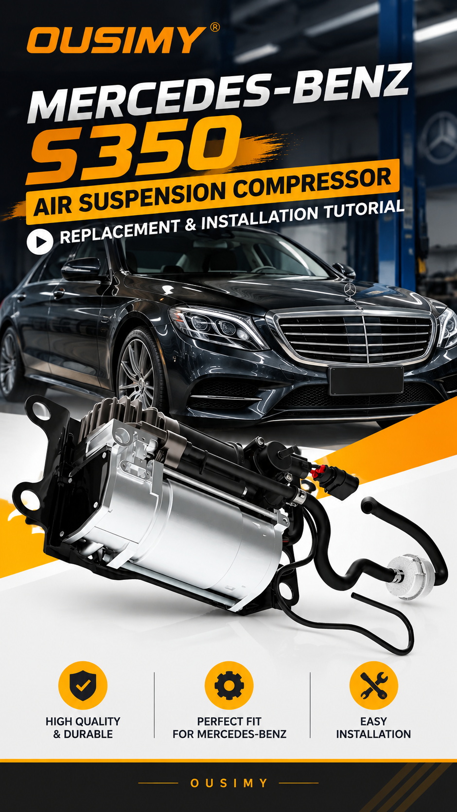Mercedes S350 Air Pump Replacement Guide