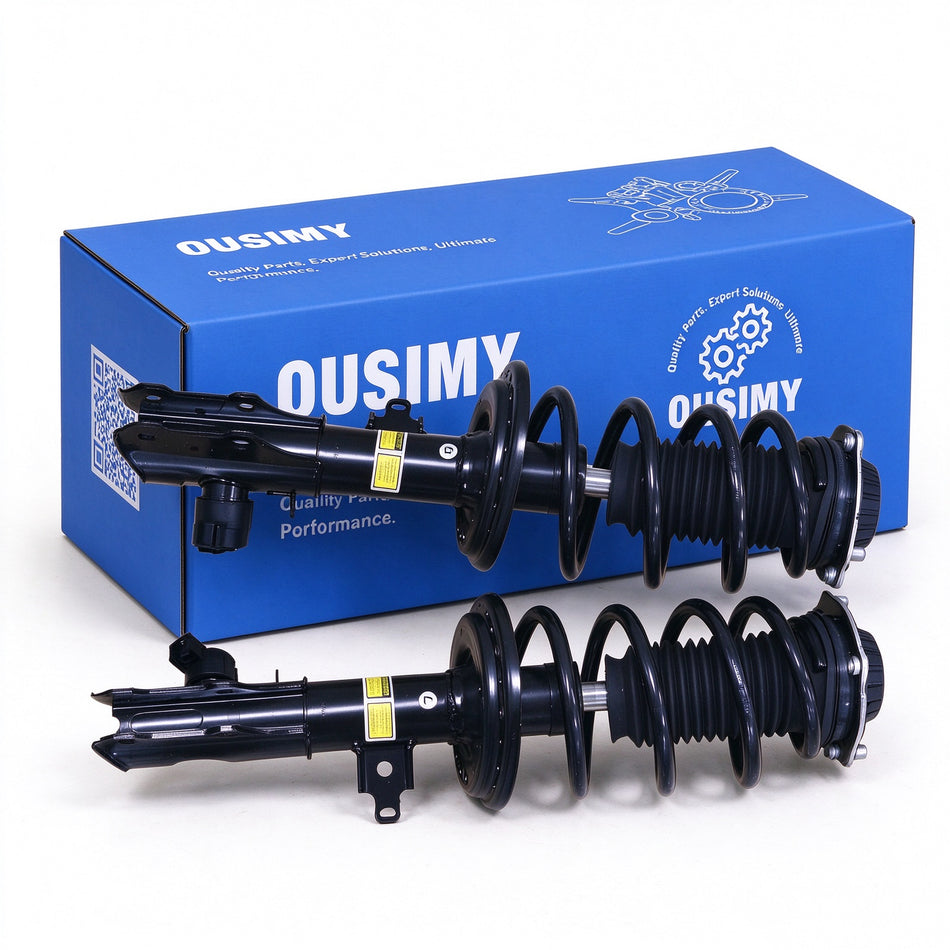 OUSIMY Set of 2 Front Shock Strut Assys w/ Electric for Cadillac XT5 GMC Acadia 2017-2020 | OE 84018478