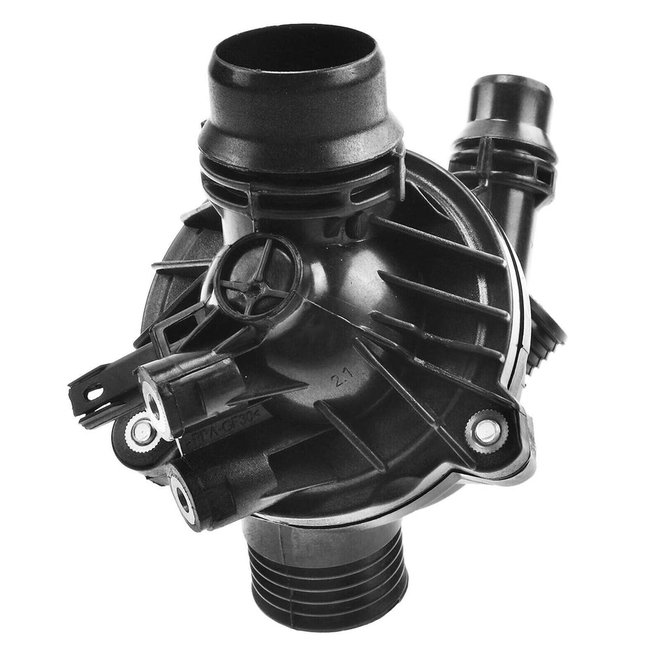 OUSIMY Thermostat Housing Assembly for BMW E70 X5 2007-2010 E71 X6 2008-2010 Gas Engine | OE 11537580627