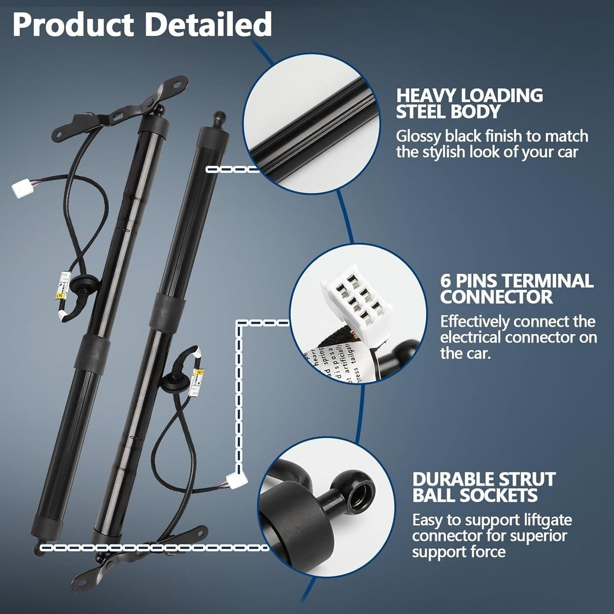 OUSIMY Rear Left & Right Electric Power Tailgate Strut for Ford Explorer 2016-2019 | OE GB5Z14B351A OUSIMY SHOP