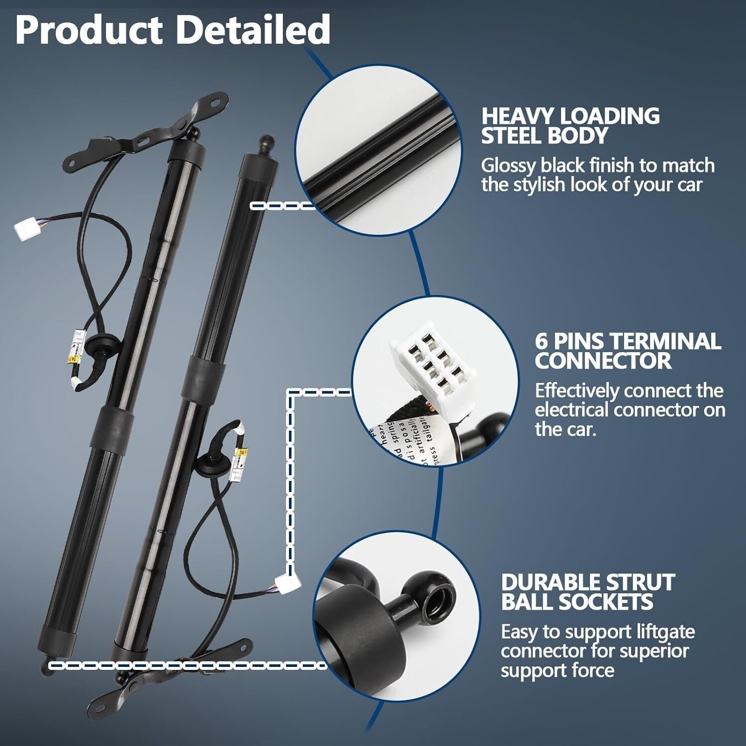 OUSIMY Rear Left & Right Electric Power Tailgate Strut for Ford Explorer 2016-2019 | OE GB5Z14B351A OUSIMY SHOP